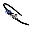 Non-slip retro crystal, headband, metal hair accessory with bow, wholesale