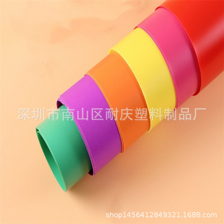 黑色单面磨砂米白色PP片材 雾面磨砂PP片 白色磨砂半透明PP薄板