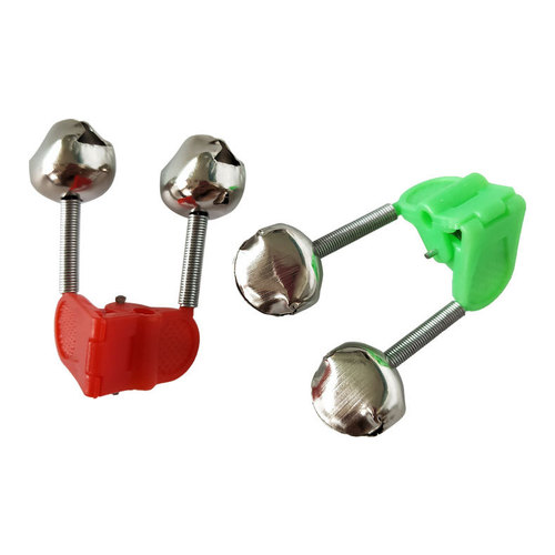 Fishing anti-falling sea pole bell fishing alarm metal craft straight twist clip bell fishing gear accessories