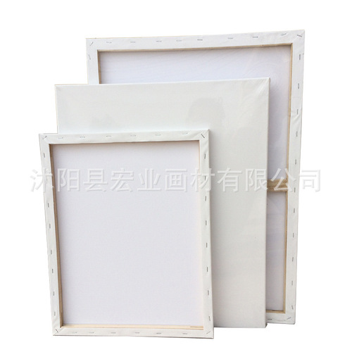 Wholesale custom oil painting frame 13*18*15*3450 cm pure cotton oil painting frame wooden strip inner frame l practice oil painting frame