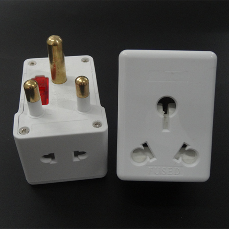 厂家供应国标转换大南非转换插头 实心铜南非转国标 澳标转换插头