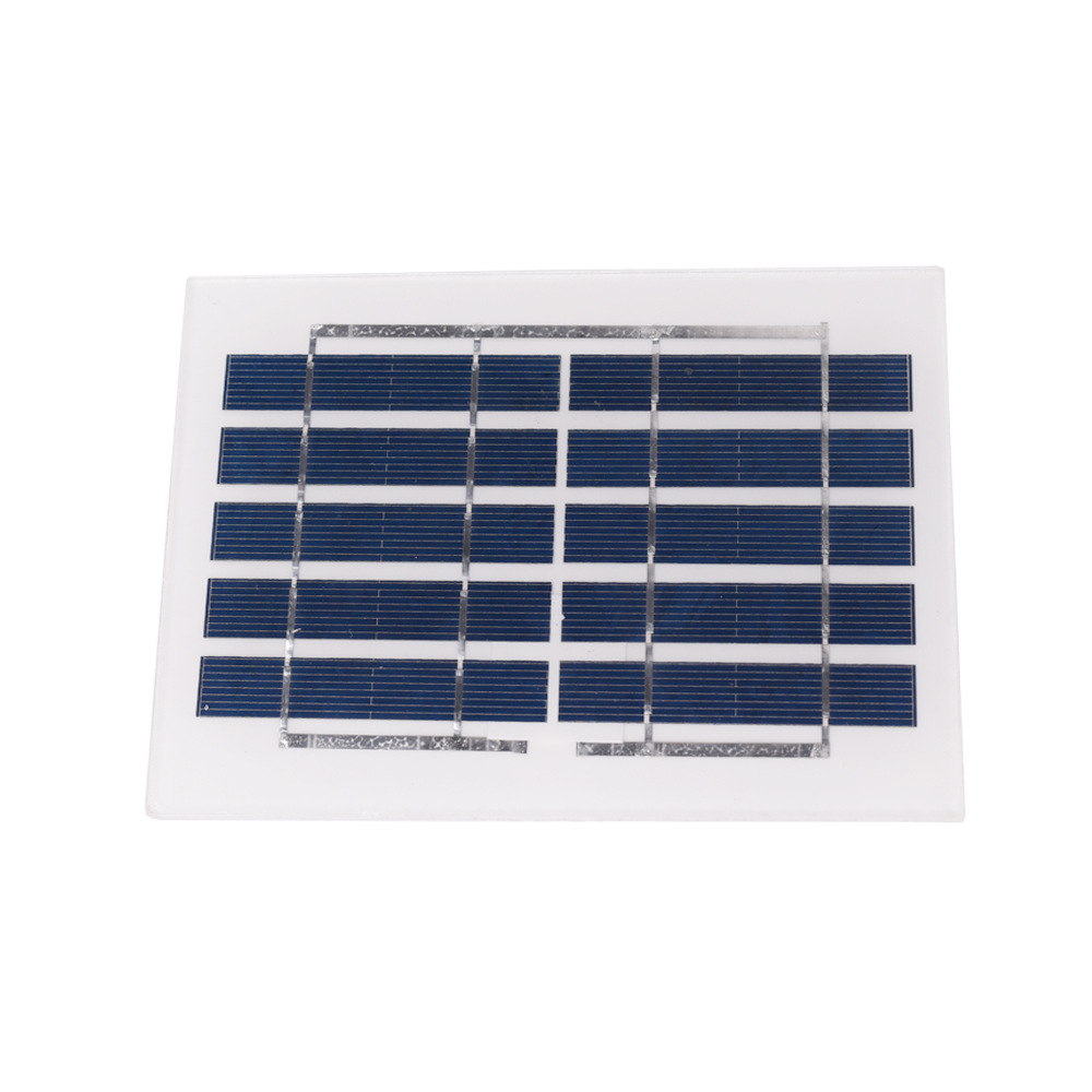 太阳能电池板发电板 光伏发电 5V6V2W 玻璃板 多晶硅