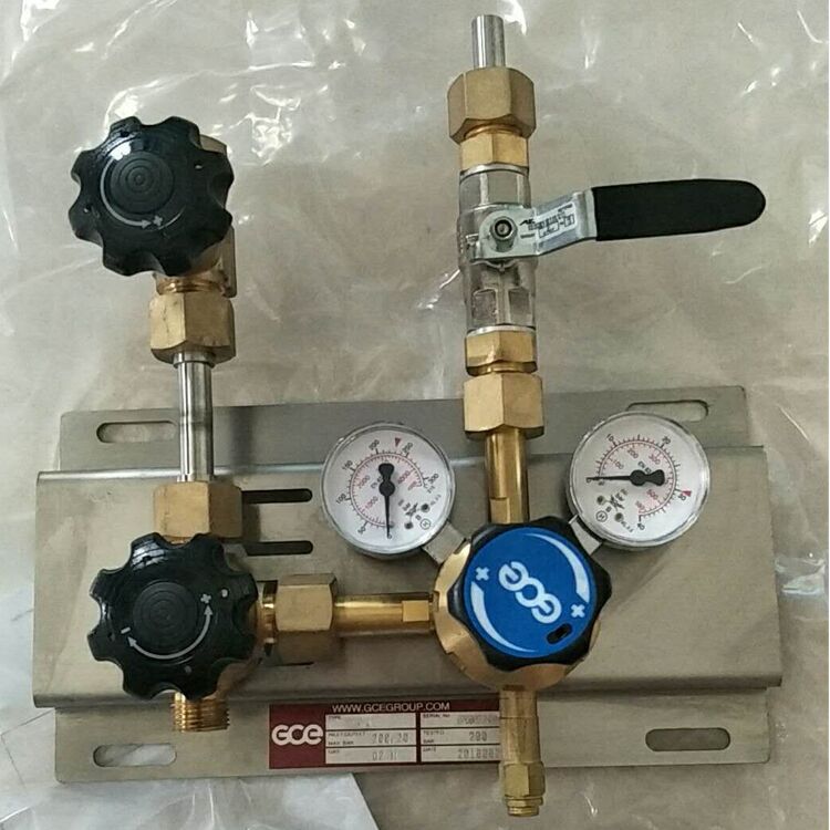 减压阀GCE DRUVA 单侧式面板减压阀二氧化碳氮气氦气氩气减压阀