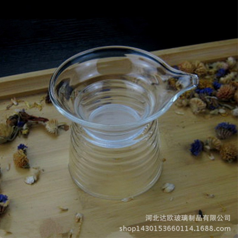 透明耐热玻璃茶滤茶漏过滤器茶叶滤网功夫茶具茶隔漏斗配件