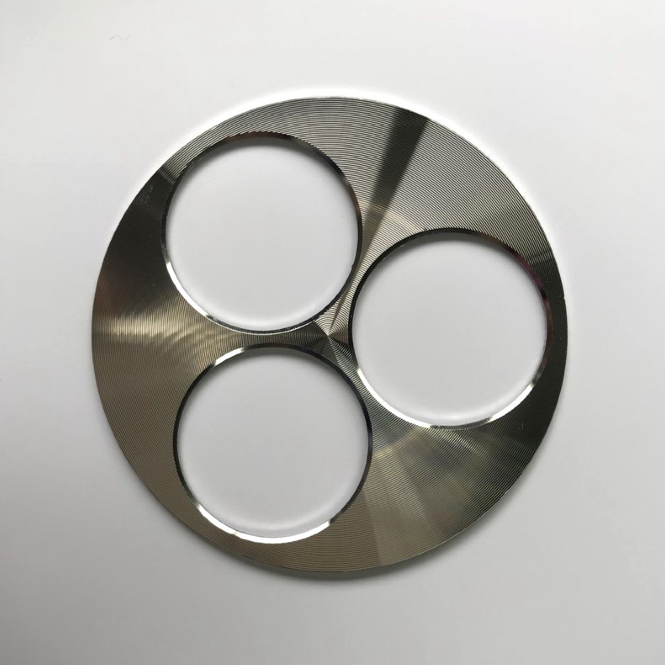 手电筒装饰件环形CD纹倒边高光纹圆形CD纹