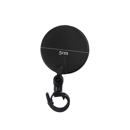 Bicycle rearview mirror, wide-angle convex mirror, bicycle reflector, mountain bike rearview mirror, silicone handle rearview mirror