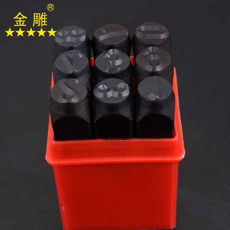 金雕 Steel code steel number steel print steel code steel digital English letters symbol leather steel code model