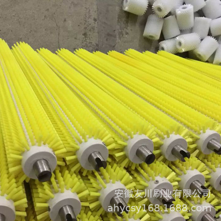 辊刷 直销铝合金毛刷塑料套毛刷植毛刷金属轴毛刷辊厂家制定热销