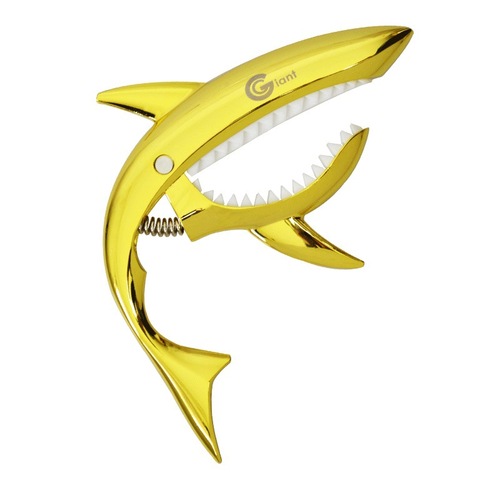 Metal shark capo, acoustic guitar metal capo, zinc alloy capo, electric guitar clip-on capo
