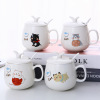 Creative Ceramic Cup Emoticon Cup Home Personalized Coffee Cup Cup Cup Malke Cup Set supports fixed LOGO