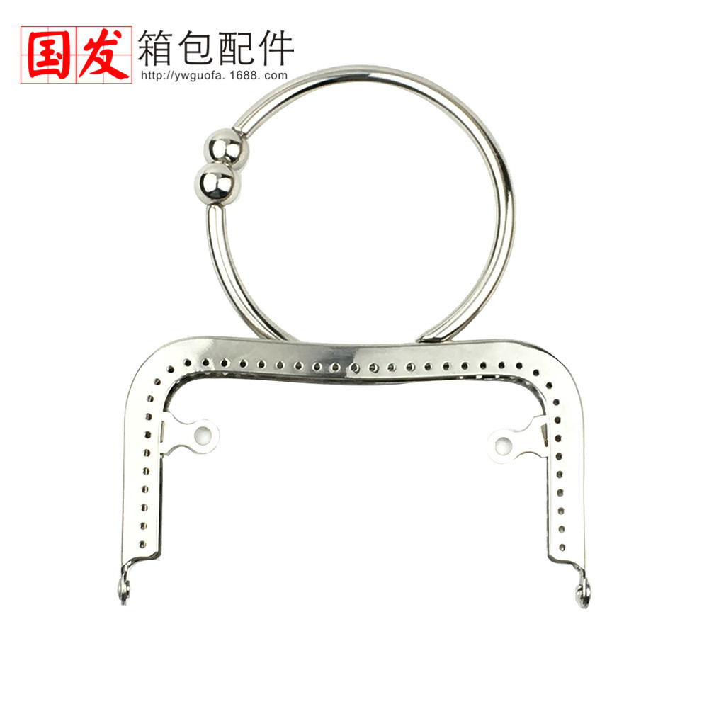 12.5cm cintura cóncava brillante pulsera en forma de O oro brazalete creativo accesorios de bolsas de mano