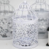 Zakka hollow pattern bird cage creative home decoration European -style decorative iron can put candles metal candlesticks