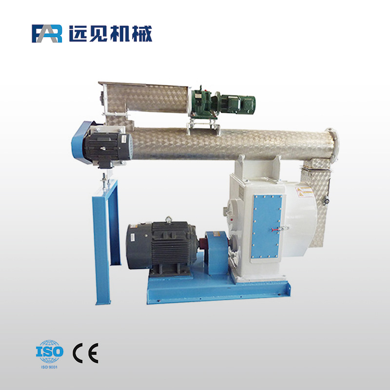 供应饲料机械颗粒机 SZLH320系列颗粒压制机 变螺距防结拱机构