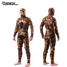 潜水服猎潜迷彩SLINX赛雷克斯猎鱼服分体迷彩射鱼潜水衣湿衣5mm