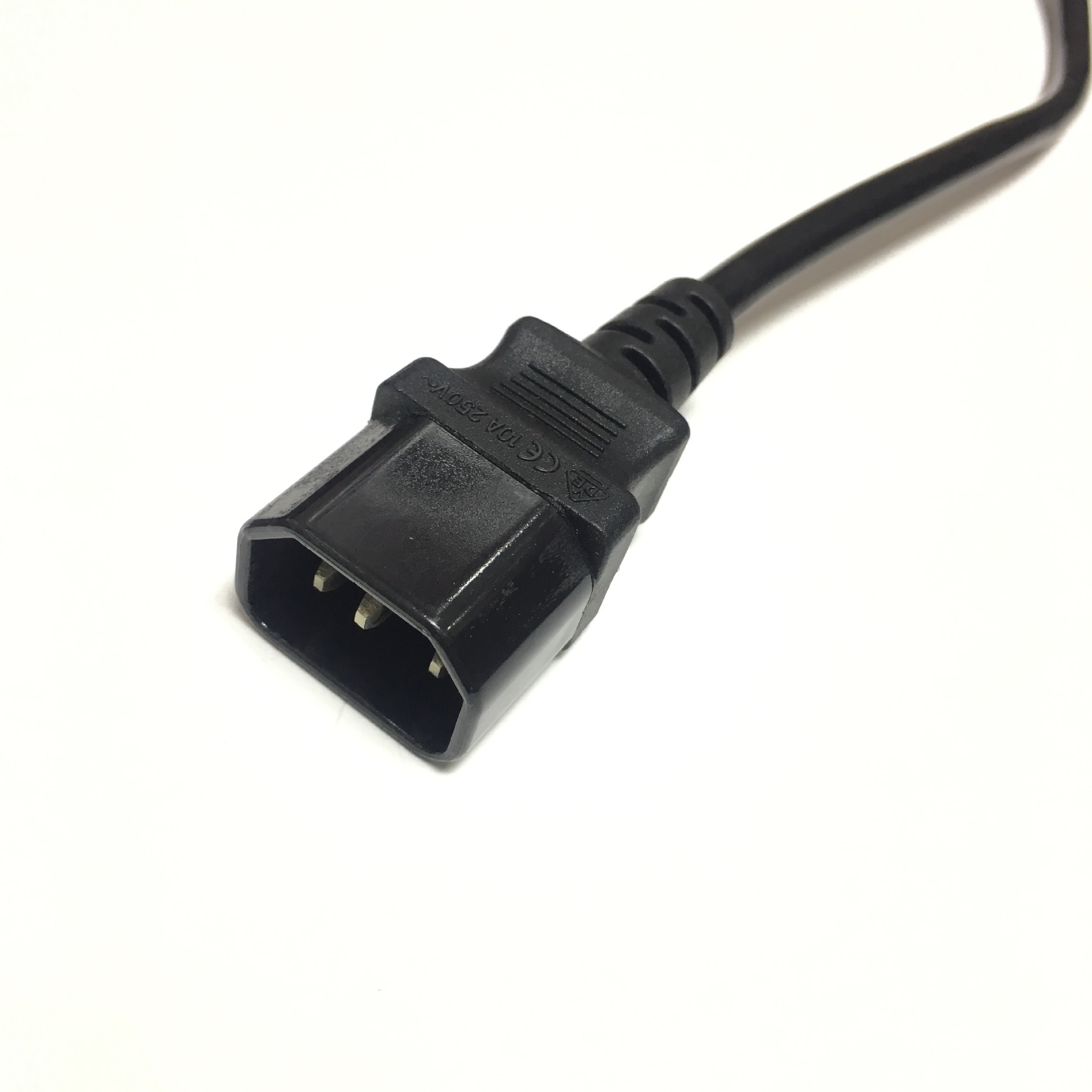 C13电源插头 C14品字尾插 IEC连接器插头 电脑插头 电饭煲插头