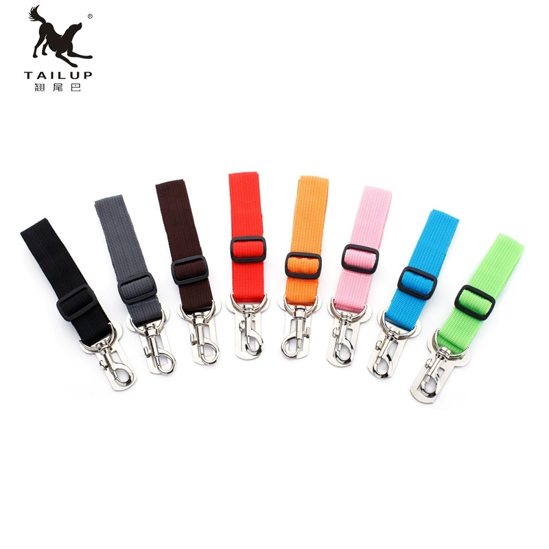 Платформа Amazon горячий питомец автомобильный ремень безопасности нейлон кошка собака автомобильный тяговый трос Регулируемая длина