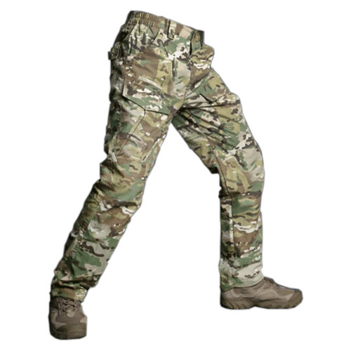 Eagles tactical pants for men, spring and autumn elastic quick-dry pants for outdoor military enthusiasts, training pants with multiple pockets, combat pants, work pants