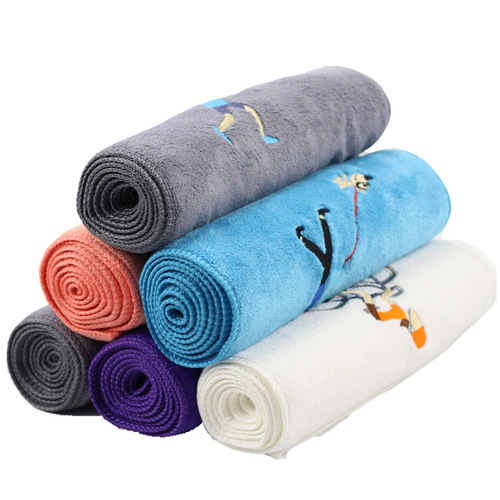 Marathon sports towel wholesale 25*110 microfiber quick-drying fitness towel custom logo support towel