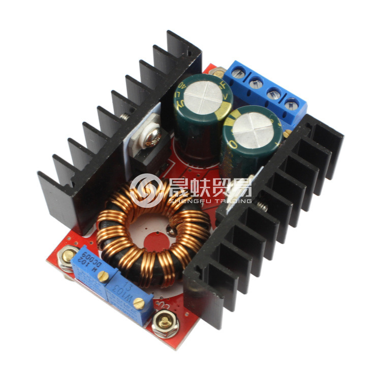 DC升压电源模块 10-32V转12V-35V 充电板LED驱动QS-1224CCBD-150W