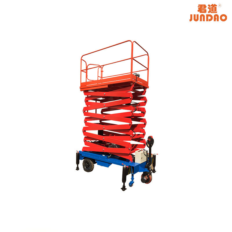 广州君道电动液压剪叉升降机平台高空作业车自动升降梯厂家直销