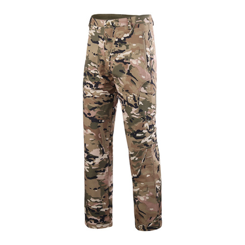 ESDY outdoor camouflage pants soft shell assault pants fleece hiking pants outdoor clothing
