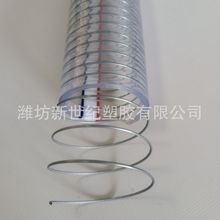 农业抽水透明钢丝软管 螺纹增强耐高温钢丝管 钢丝排水波纹软管