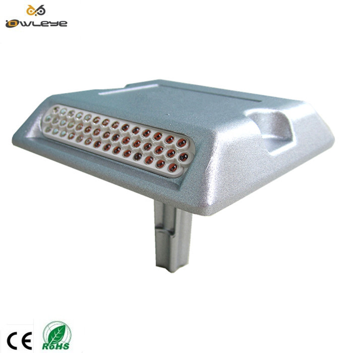 铸铝43玻璃珠道钉/铸铝突起路标/全铝制反光道钉