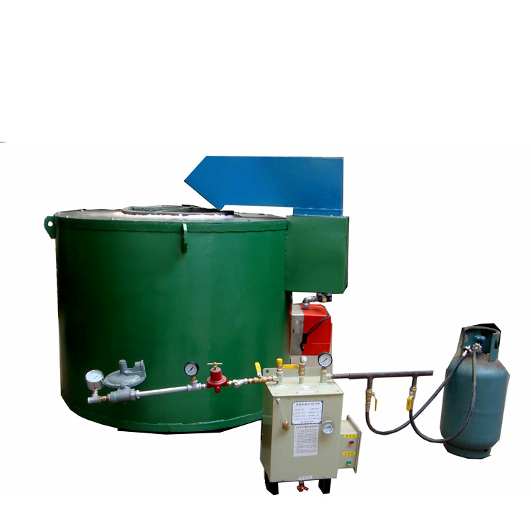 燃气加热节能化铝炉压铸机边熔化保温炉 500KG铝熔炼炉铝液保温炉