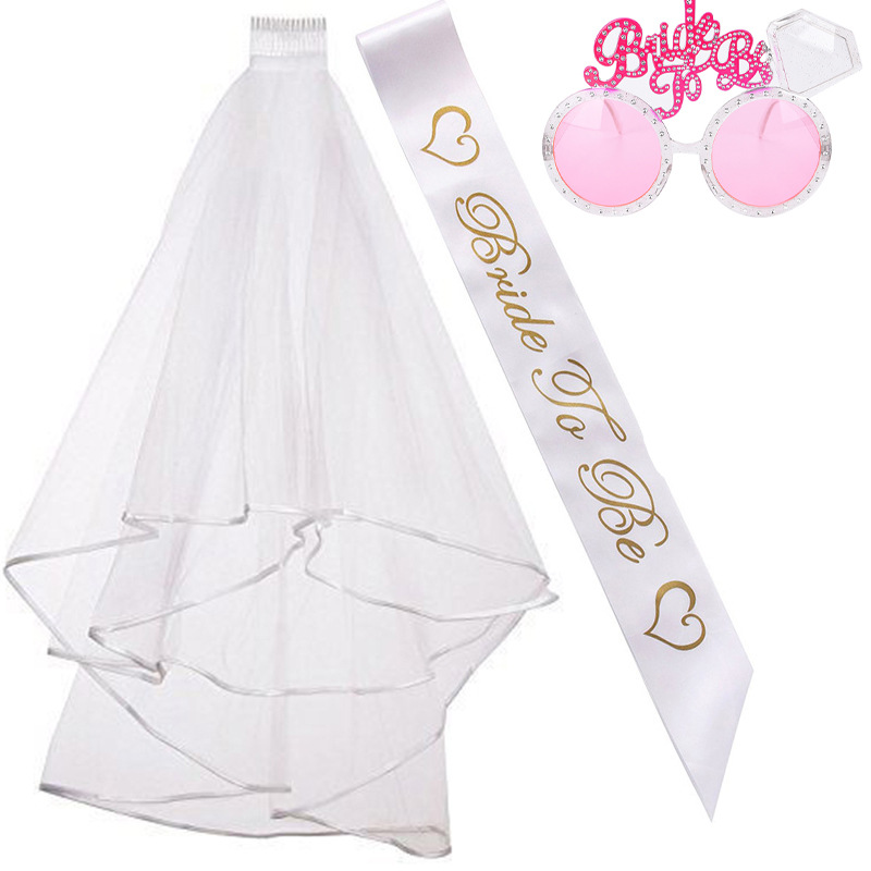 Cross-border bride engagement shoulder strap bride to be party prom…