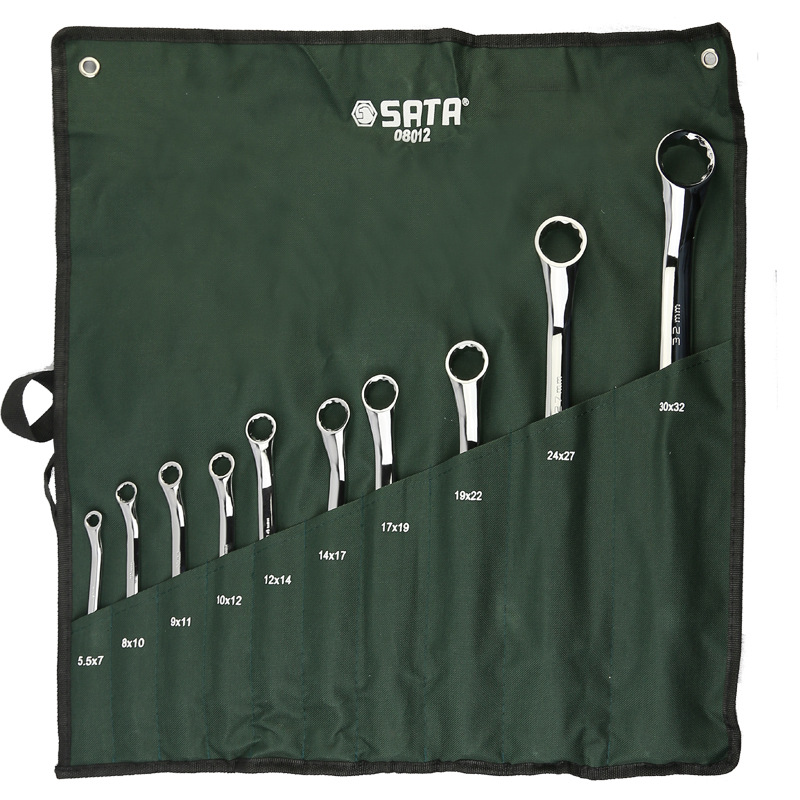 世达（SATA）08012 10件双头梅花扳手套梅花组套汽修机修五金工具