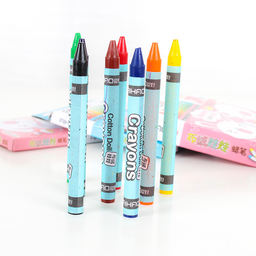 Hobby 8 colors 12 colors 24 colors small crayons art supplies creative stationery crayon set children's painting tool pen