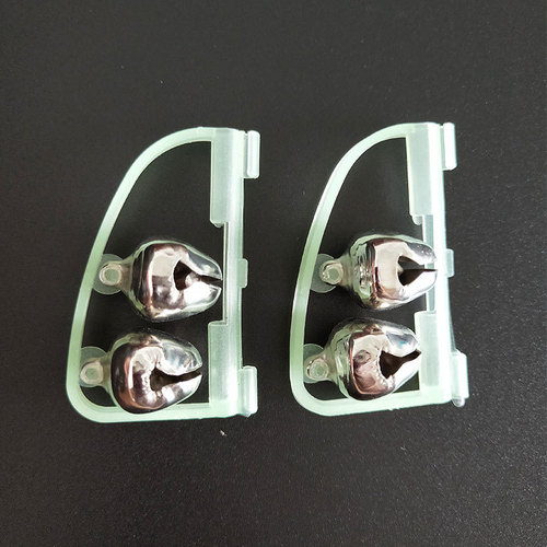 Luminous bow bell alarm, luminous double bell, fishing gear bell accessories, night fishing wholesale fishing bell