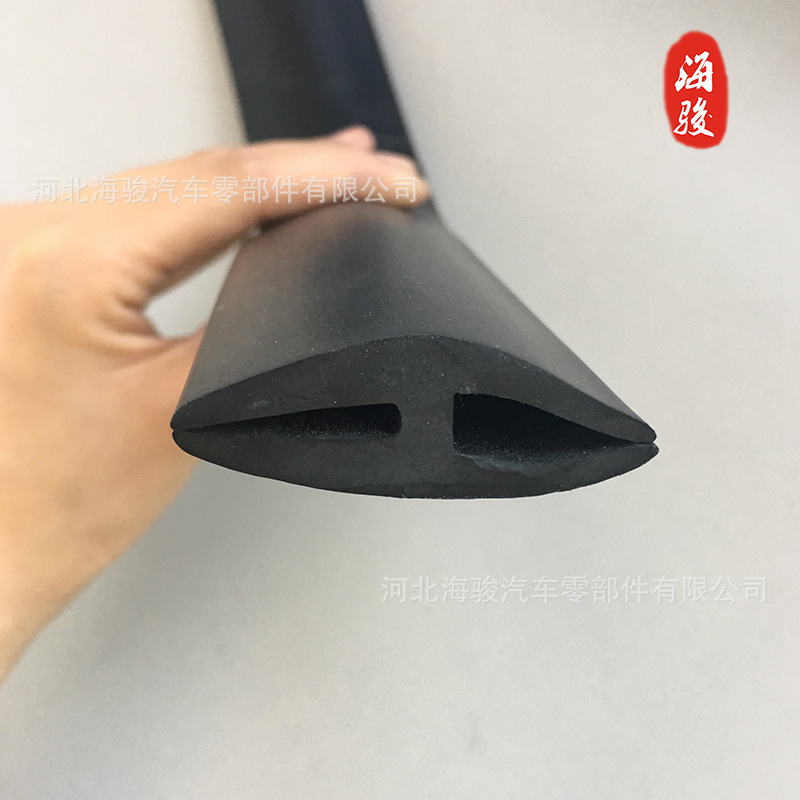 三元乙丙二口机柜门窗卡条 H型卡钣金玻璃橡胶密封条