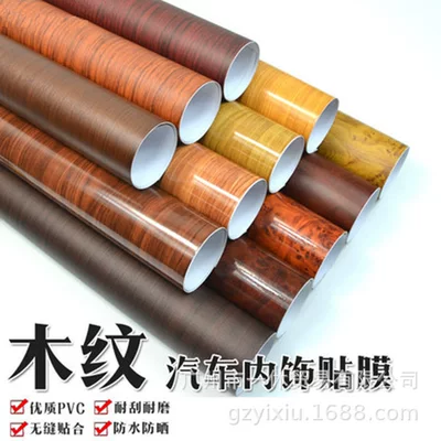 Cross-border car interior film car wood – Body sticker