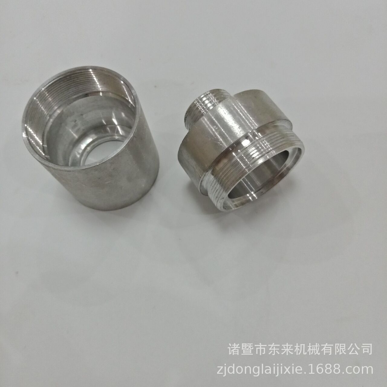 非标铝接头 螺纹直通铝接头 六角圆棒铝接头 铝接头 6061