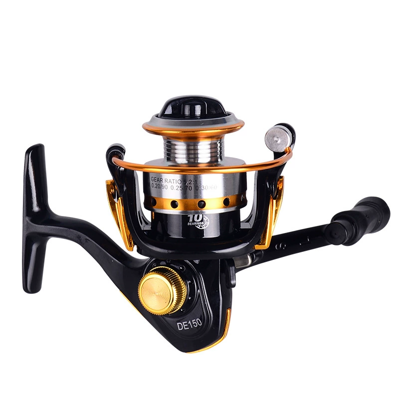 Производитель напрямую для мини-вращательное колесо DE150 Palm в Palm Fish Wheel Fishing Line Metal Rocket Fishing Wheel