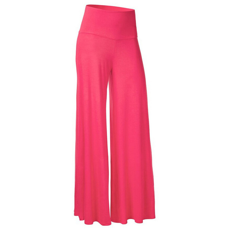 Spring 2025 Cross-border Europe and America Amazon Women's Leisure Sports Yoga Wave Outdoor High Waist Wide Leg Long Pants