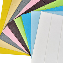 北歐風牆紙 自粘批發3d木紋牆貼防水泡沫吸音防撞軟包 wallpaper