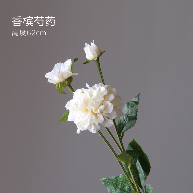 Moderno florero de cerámica decoración simple sala de estar habitación modelo nórdico decoración suave tamaño del hogar flor seca al por mayor