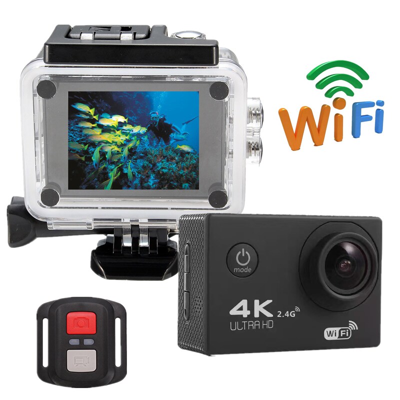 Sports Dv with Remote Control Wifi Digital Photo Camera Waterproof Outdoor Cycling Aerial Photography Diving Camera Wide Angle Sports Dv with Remote Control Wifi Digital Photo Camera Waterproof Outdoor Cycling Aerial Photography Diving Camera Wide Angle