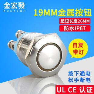 ���w19mm���P䓽��ٰ��o�_�P ƽ���ԏ͎�LED���ݽz�� 24V220V