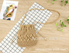 Woven fashionable straw fresh beach small bag one shoulder