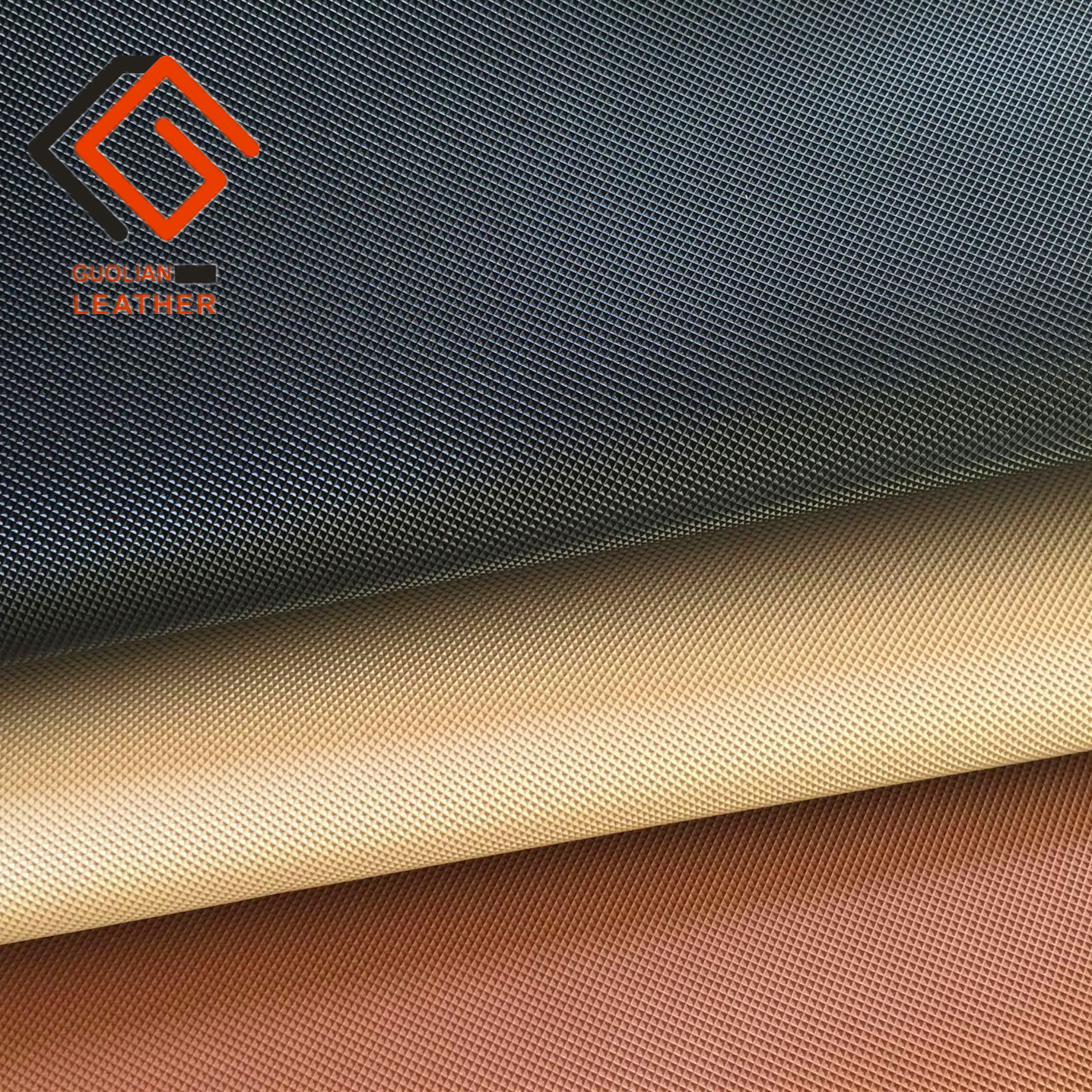 工厂批发PVC凹钻石纹皮革菱形细网格凹感小方格笔记本双凹钻纹