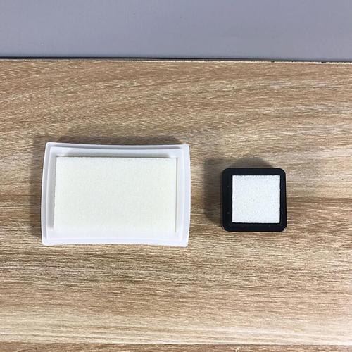 Blank ink pad DIY ink pad 3*3CM creative stationery blank ink pad ink