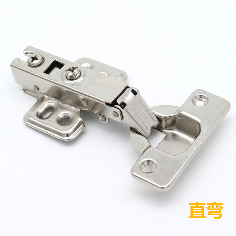 Jinrongda de alta calidad hidráulica superficial taza bisagra de amortiguación Mute bisagra de la puerta del gabinete cola abierta buen ajuste de la bisagra del tubo