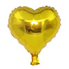 Decorations, balloon, light board heart shaped, 5inch