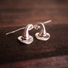 Accessory, fashionable earrings, European style, wholesale