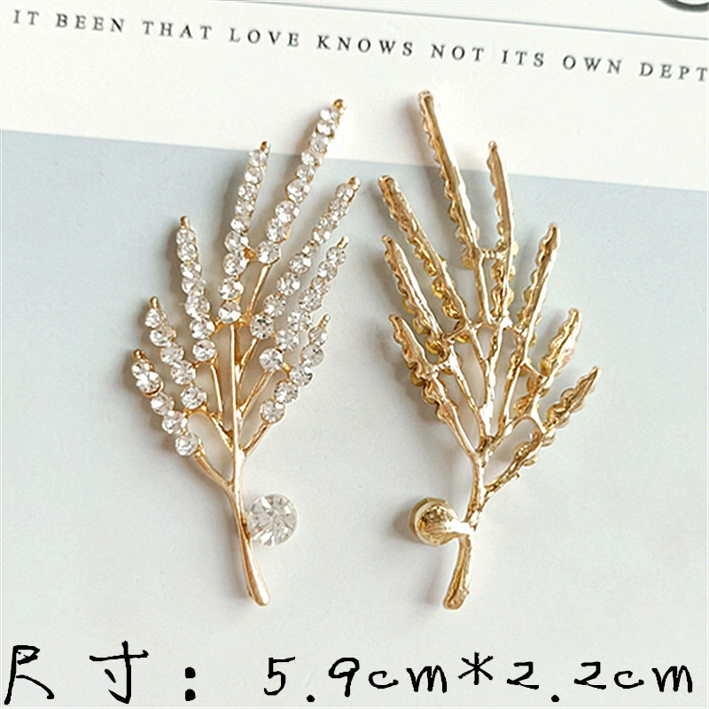  metal accessories, hair accessory handmade, brooch, needle, mobile phone, sports shoes, shoe bag, Korean style, diamond encrusted