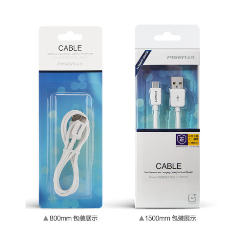 Ponsen Data Cable Wholesale Smart Phone Data Cable V8 Android Phone USB Charger Cord Fast Charging