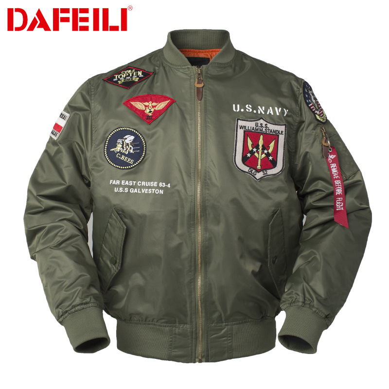 TOP GUN spring and autumn MA-1 Flying Tigers proud eagle style strong Ling Yun air force pilot jacket jacket for men TOP GUN spring and autumn MA-1 Flying Tigers proud eagle style strong Ling Yun air force pilot jacket jacket for men